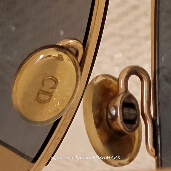 DIOR split aviator gold sunglasses unisex luxury CD logo - Picture 12 of 17